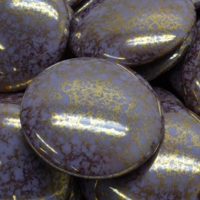 Skleněný kabošon 25mm fial. terakota – Hledejceny.cz