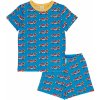 Dětské pyžamo a košilka Maxomorra Picnic Car modrá