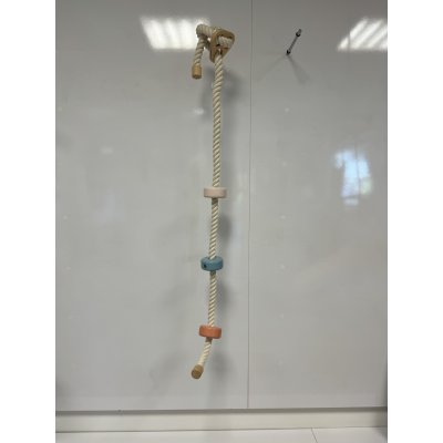 Montessori Furniture Šplhací lano se 3 stupínky natural INDOOR Pastel – Zboží Dáma