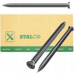 Stalco Kalené vruty do zárubní pozink torx 7,5x132mm 100 Ks – Hledejceny.cz