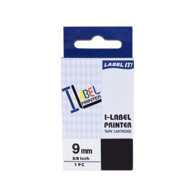 Kompatibilní páska s CASIO XR-9WE1 9mm 8m cerný tisk/bílý podklad (PLTC16) – Hledejceny.cz