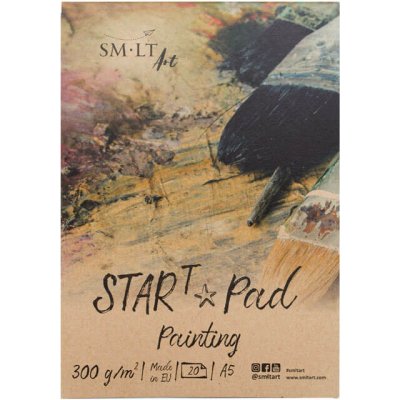 SM.LT Papír na akryl Blok Smlt Star Pad Painting A5, 300g, 20 listů – Zboží Dáma