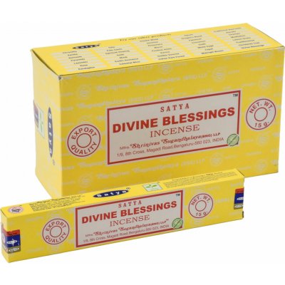 Satya indické vonné tyčinky Divine Blessings 15 g – Hledejceny.cz