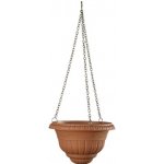 Nohel Garden Žardinka závěsná MILANO plastová terakota 30x16 cm – Zboží Mobilmania