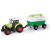 Auta, bagry, technika Dromader Traktor s cisternou zeleno bílá se zvukem 30cm