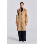 Gant D1. Wool Blend Tailored Coat hnědý – Zboží Dáma