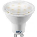 GTV LED, 4000 K, SMD 2835, GU10, 4 W, AC 220–240 V, vyzařovací úhel 120°, 300 lm, 43 mA – Hledejceny.cz