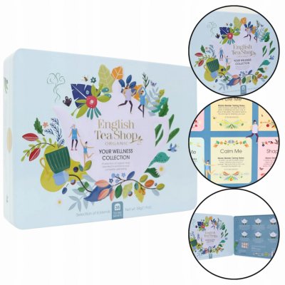 English Tea Shop Wellnes plechová kazeta 36 sáčků – Zboží Dáma