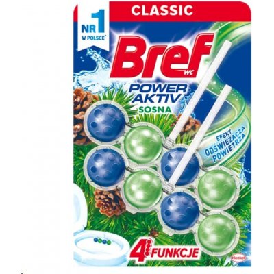 Bref Power Aktiv Goooals WC blok Fresh Pine 2 x 50 g – Zboží Mobilmania