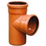 Pipelife PVC odbočka jednoduchá 87°30 pro kanalizační systém SN4 150/150/8 KGEA