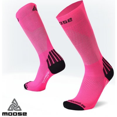 Moose COMPRESS SPURT NEW kompresní ponožky růžová – Zboží Mobilmania
