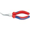 Kleště kulaté Ploché kleště jehlové vyhnuté 160mm KNIPEX KN3125160