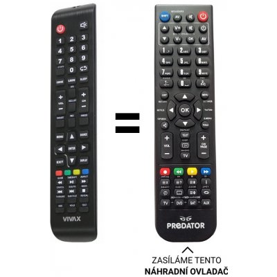 Dálkový ovladač Predátor VIVAX 32LE112T2S2 , 40LE112T2S2 – Zboží Živě