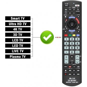 Dálkový ovladač Delta TV Sony Bravia, 4K Smart TV, LCD, LED, Plasma