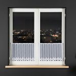 Dekorační metrážová vitrážová záclona MONIKA - VIOLA bílá výška 50 cm MyBestHome – Sleviste.cz