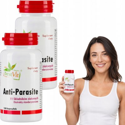 BestVit Anti-Parasite 100 veganských kapslí bez cukru – Hledejceny.cz