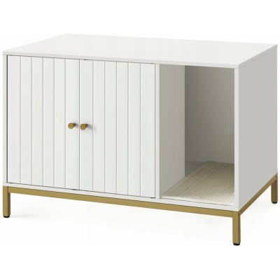 Feandrea krytá kočičí toaleta 80 cm x 55 cm x 55 cm – Zboží Dáma