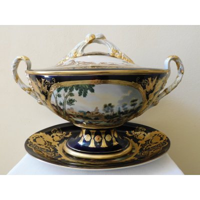 LUXUSNÍ VELKÁ PORCELÁNOVÁ ŽARDINIÉRA – Hledejceny.cz