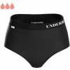 Menstruační kalhotky Underbelly menstruační kalhotky CLASSI černá ⁠černá z polyamidu Pro střední až silnější menstruaci