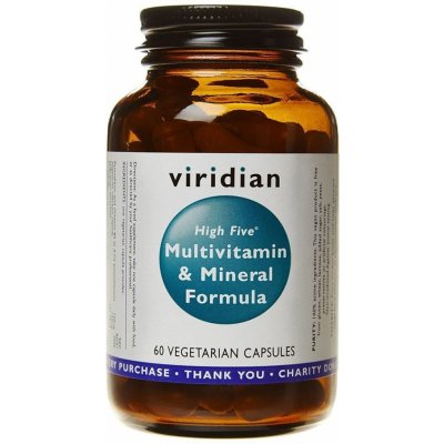 Viridian High Five Multivitamin & Mineral 120 kapslí