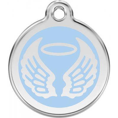 Red Dingo Andělská křídla světle modrá velikost známky S 20 mm – Zboží Dáma