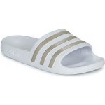 adidas Adilette Aqua footwear white/plamet/footwear white bílá – Sleviste.cz