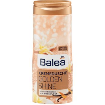 Balea Golden Shine sprchový gel s vůní vanilky a citronu 300 ml