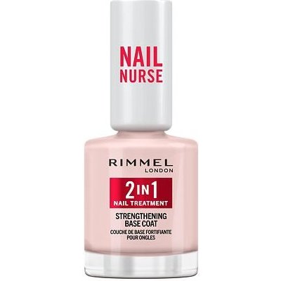 Rimmel London Nail Nurse 2in1 Strenghtening Base Coat podkladový lak 2v1 12 ml – Zboží Dáma