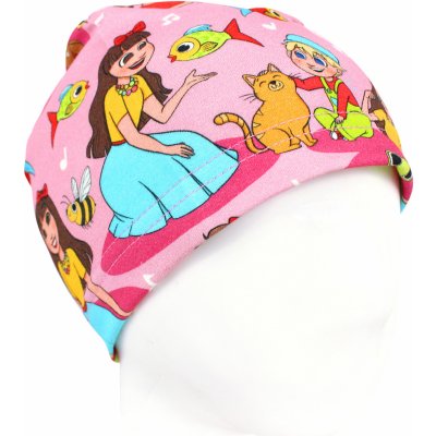 V-Mart Dívčí jarní/podzimní čepice Jednorožci fialová – Sleviste.cz