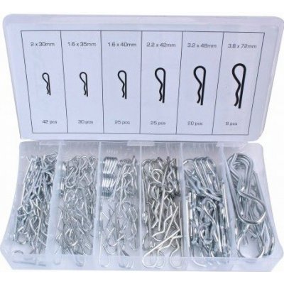 Závlačky pružinové 1.6-3.8 mm, sada 150 ks - ASTA A-TC513 – Hledejceny.cz
