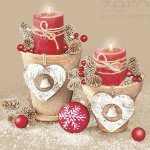 Maki Ubrousky Vánoce vánoční květináče 33x33 cm 3N 20 ks – Sleviste.cz