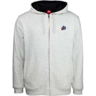 SANTA CRUZ mikina Work Hand Zip Hood Athletic Heather