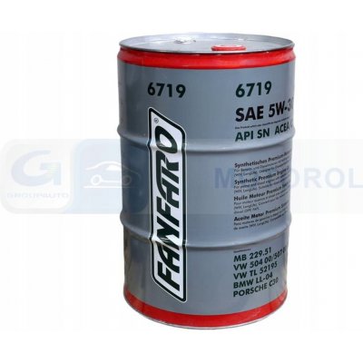 Fanfaro VW/Audi/Škoda/Seat 5W-30 60 l – Sleviste.cz