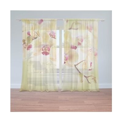 Sablio Záclony Orchidej 2: 2ks 150x250cm – Hledejceny.cz