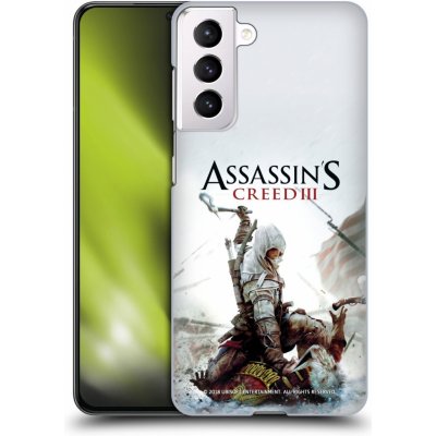 Zadní obal pro mobil Samsung Galaxy S21 / S21 5G - HEAD CASE - Assassins Creed III - Connor sekyra (Plastový kryt, obal, pouzdro na mobil Samsung Galaxy S21 / S21 5G - Herní motiv - Assassins Creed 3