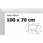 BFHM Alaska hliníkový rám na puzzle 100x70cm stříbrný – Zboží Mobilmania