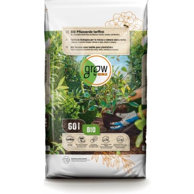GROW by OBI Zahradnický substrát bez rašeliny 60 l – Hledejceny.cz