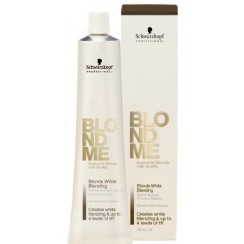 Schwarzkopf BlondMe Blonde White Blending Eis krém pro krytí bílých vlasů  ledová 60 ml od 250 Kč - Heureka.cz