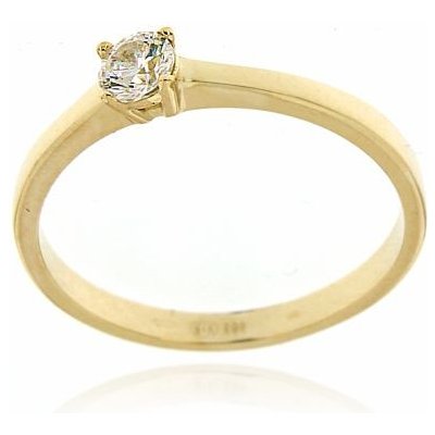 Zlatnictví U Kostela dámský zlatý prsten se zirkonem 10552