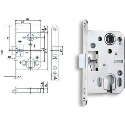 HOBES K 052 Zn 75/72 20mm 1549268180010 – Hledejceny.cz