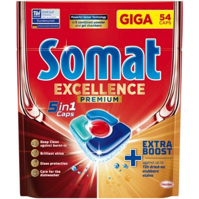 Somat kapsle do myčky Excellence Premium 5v1 54 ks – Zboží Dáma