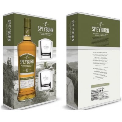 Speyburn 10y 40% 0,7 l (dárkové balení 2 sklenice) – Zbozi.Blesk.cz