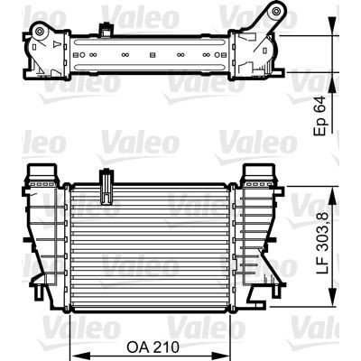 Chladič turba VALEO 818251 – Zboží Mobilmania