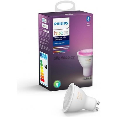 Philips Chytrá žárovka Hue Bluetooth 5,7W, GU10, White and Color Ambiance – Zboží Mobilmania