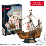 CUBICFUN 3D puzzle Loď Santa Maria 204 ks – Sleviste.cz