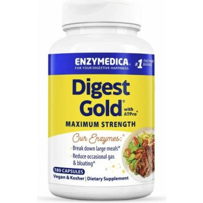 Enzymedica Digest Gold s ATPro Maximum Strength 180 kapslí – Hledejceny.cz