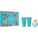 Versace Pour Femme Dylan Turquoise EDT 50 ml + sprchový gel 50 ml + tělové mléko 50 ml dárková sada – Hledejceny.cz