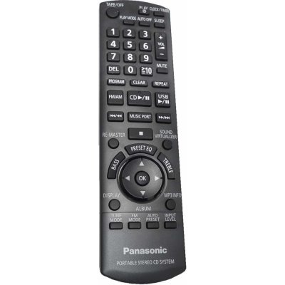 Dálkový ovladač General Panasonic N2QAYA000008, RX-D50, RX-D55A – Zboží Živě