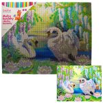 Diamantové malování - Labutě 40 x 50 cm – Zbozi.Blesk.cz