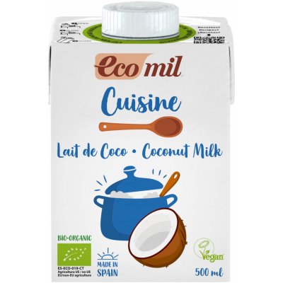Ecomil Bio Krém kokosový na vaření 500 ml – Zboží Dáma